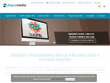 Tablet Screenshot of dispromedia.com